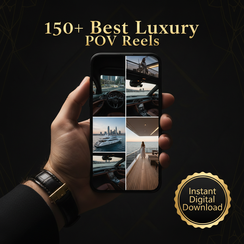 150+ Best Luxury POV Reels Mockup